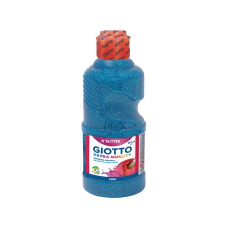 Guache Líquido 250ml Giotto Extra Quality Azul Glitter 160531204