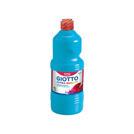 Guache Líquido 1L Giotto Extra Quality Azul Ciano 160533415