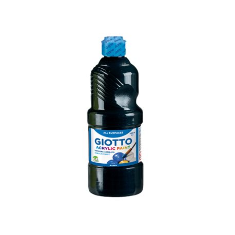 Guache Líquido Acrílico 500ml Giotto Preto 160533724