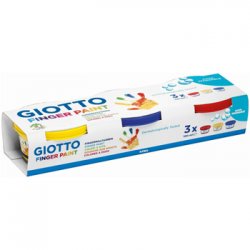 Guache Pintura Dedos 100mlx03 Giotto Dita 3 Cores 160530300