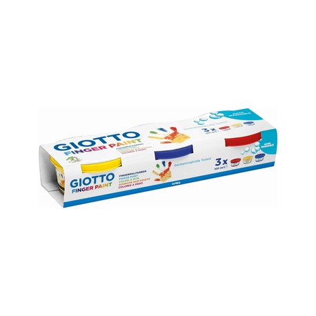 Guache Pintura Dedos 100mlx03 Giotto Dita 3 Cores 160530300