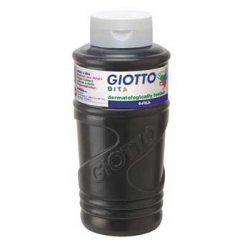 Guache Pintura Dedos 750ml Giotto Dita Preto 160536024