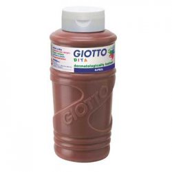 Guache Pintura Dedos 750ml Giotto Dita Castanho 160536028