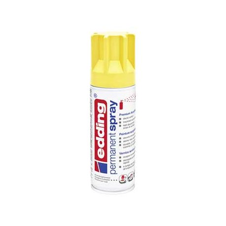 Tinta Acrílica Edding 5200 Spray 200ml Amarelo Trafego 1300905