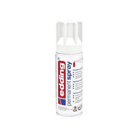 Tinta Acrílica Edding 5200 Spray 200ml Branco Trafego 1300922