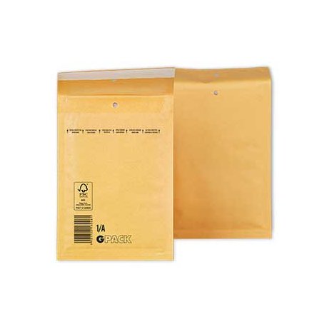 Envelope Almofadado 100x165mm Kraft Nº000 1/A 1un 16122830001/10