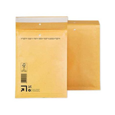 Envelope Almofadado 150x215mm Kraft Nº0 3/C 10un 16122830003/10