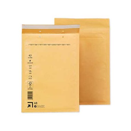 Envelope Almofadado 180x265mm Kraft Nº1 4/D 1un 16122830004