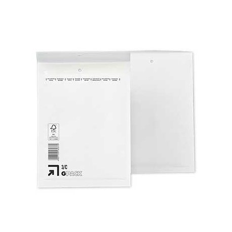 Envelope Almofadado 150x215mm Branco Nº0 3/C 1un 16122830013