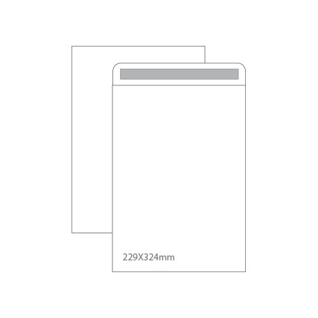 Envelopes Saco 229x324mm C4 Branco 90g Autodex 250un 1611030