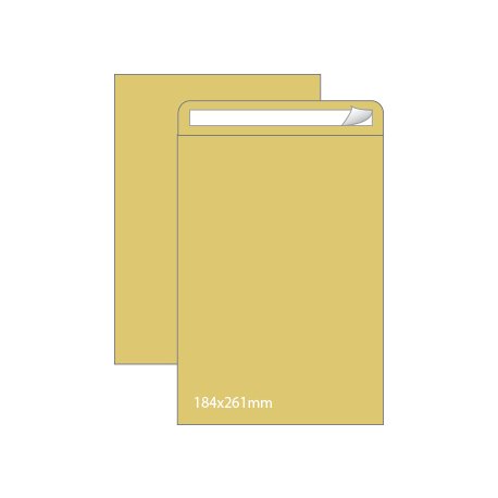 Envelopes Saco 184x261mm Kraft 090g Autodex 250un 1611035