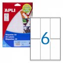 Etiquetas 049x100mm 15Fls A5 Branco Apli 102un APL1881