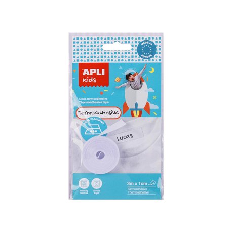 Fita Termoadesiva Têxteis 10mmx3m Apli Kids 1 Rolo APL17795