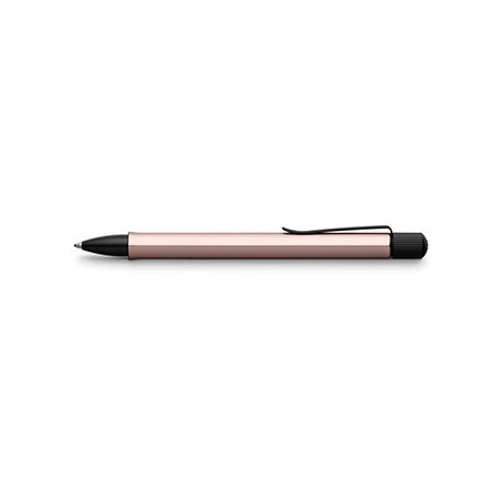 Esferográfica Hexo Faber-Castell Alumínio Rosa + Estojo 1171536