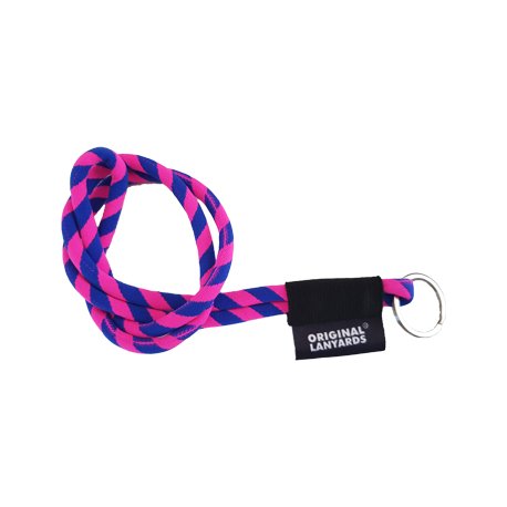 Fita Lanyards Long Tube Azul / Rosa ø8 x 470 mm LAN1010