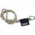 Fita Lanyards Long Tube Verde / Rosa ø8 x 470 mm LAN1011