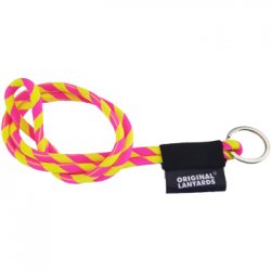 Fita Lanyards Long Tube Amarelo / Rosa ø8 x 470 mm LAN1012