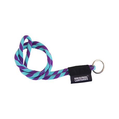 Fita Lanyards Long Tube Roxo / Azul ø8 x 470 mm LAN1016