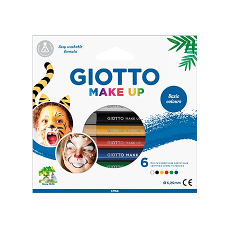 Lápis Facial Giotto Clássicas 6 Cores 160474200