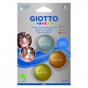 Pintura Facial Giotto Ouro Prata Bronze 3 Cores 160475500