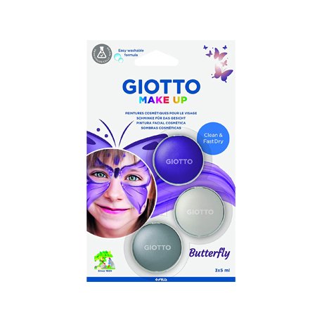 Pintura Facial Giotto Borboleta 3 Cores 160475900