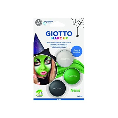 Pintura Facial Giotto Bruxa 3 Cores 160476100