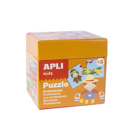 Jogo Puzzle Apli Kids Tema 12 Profissões 24 Peças APL13858