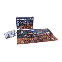 Jogo Educativo Puzzle Apli Observação do Bosque 104 Peças APL18507