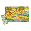 Jogo Educativo Puzzle Apli Observação da Selva 60 Peças APL19221