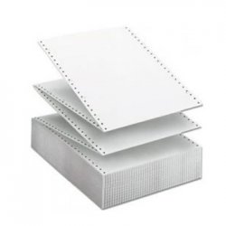 Papel Continuo 240x06 (6x9.5) 1 Via Branco Cx 4000 1861060