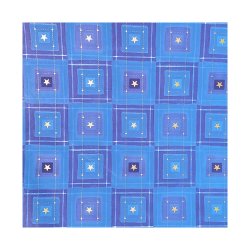 Papel Embrulho Estrelas Azul 62cmx200mts Bobine 7kg 123Z21988