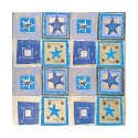 Papel Embrulho Estrelas Azul/Dourado 62cmx200mts Bobine 7kg 123Z21989