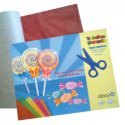 Papel Celofane 24x31cm Sortido Bloco 20 Folhas 185Z30491