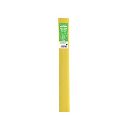 Papel Crepe Amarelo Palha 50x250cm Canson Rolo 1231217