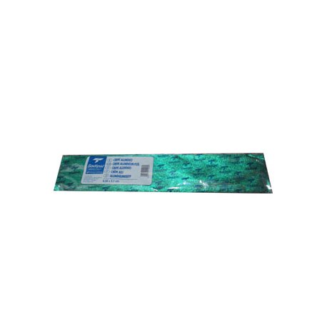 Papel Crepe Verde Metalizado 50x150cm Rolo 123Z17900