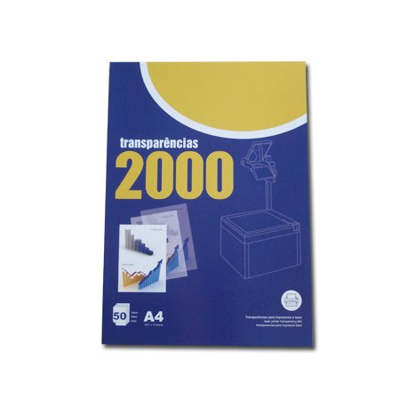 Transparencias Laser/Copier A4 50Folhas 260Z15308