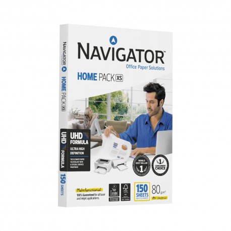 Papel 080gr Fotocopia A4 Navigator Home Pack 1x150Fls 1801029