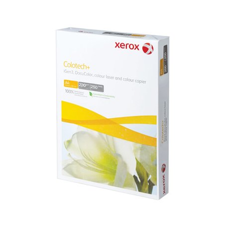 Papel 220gr Fotocopia A4 Xerox Colotech Plus 1x250Fls XER003R97971