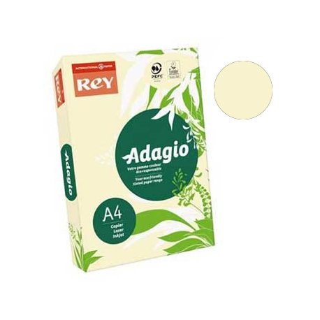 Papel Fotocopia Creme/Marfim Adagio(cd93) A4 80gr 1x500Fls 1801070