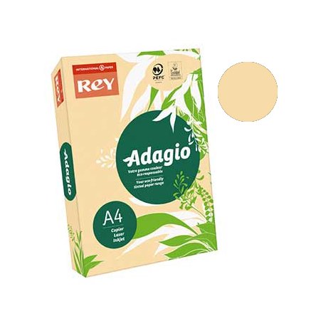 Papel Fotocopia Salmao/Beje Adagio(cd91) A4 80gr 1x500Fls 1801072