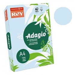 Papel Fotocopia Azul Adagio(cd01) A4 80gr 1x500Fls (PASTEL) 1801074