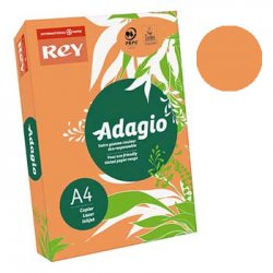 Papel Fotocopia Laranja Fluor Adagio(cd12)A4 80gr 1x500F 1801088