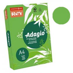 Papel Fotocopia Verde Intenso Adagio(cd52)A4 80gr 1x500Fls 1801121