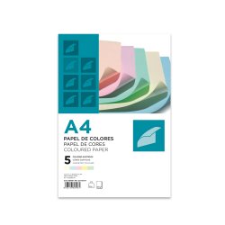 Papel Fotocopia 5 Cores Suaves A4 080gr 5x20100Fls 1801027