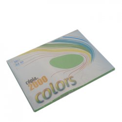 Papel Fotocopia Verde A4 80gr 100Fls 180Z27042