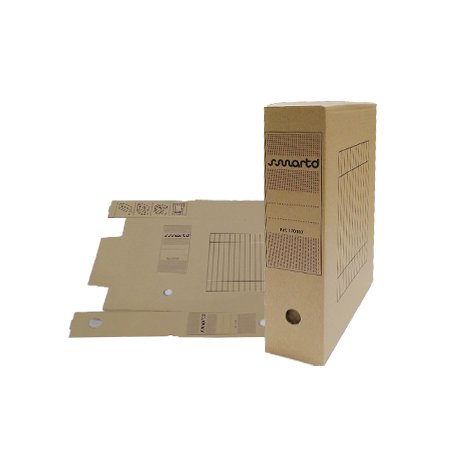 Caixa Arquivo Definitivo L80 340x250mm Kraft 50un 170107