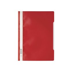 Classificador Capa Transparente Vermelho Durable 257303 1un 1151022