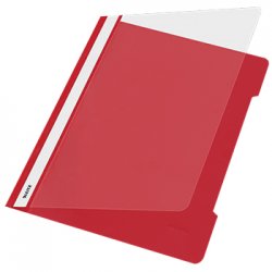 Classificador Capa Transparente Vermelho Leitz 4191 25un 11541910025