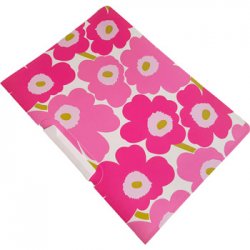 Dossier Plast c/Clip Marimekko 325x245mm Rosa-1un SME60337425