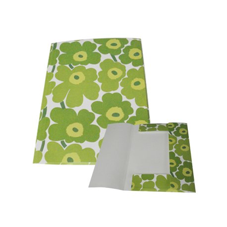 Capa 3 Abas Marimekko 320x245mm c/Elast Verde-1un SME60172455